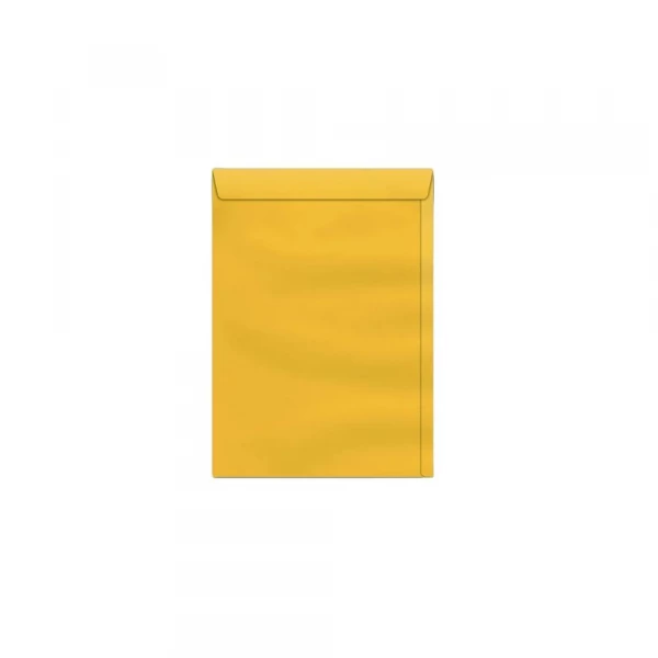 Envelope Kraft Ouro 176x250mm 80g Com 10 Unidades Scrity