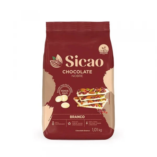 Chocolate Nobre Branco 1Kg Sicao