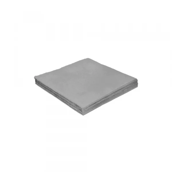 Guardanapo 24x24cm 20 Unidades Prata Silver Festas