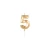 Vela De Aniversario Dourado Numero 5 Silver Festas