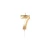 Vela De Aniversario Dourado Numero 7 Silver Festas