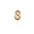 Vela De Aniversario Dourado Numero 8 Silver Festas