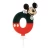 Vela De Aniversario Mickey Mouse Numero 0 Silver Festas