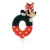 Vela De Aniversario Minnie Mouse Numero 0 Silver Festas