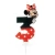 Vela De Aniversario Minnie Mouse Numero 3 Silver Festas