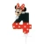 Vela De Aniversario Minnie Mouse Numero 4 Silver Festas