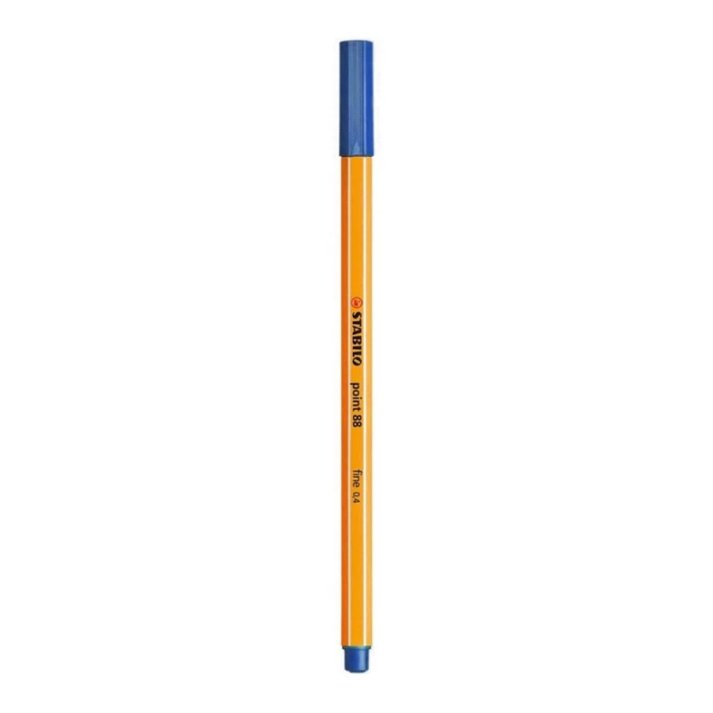 Caneta Point Azul Escuro 0.4 Stabilo            