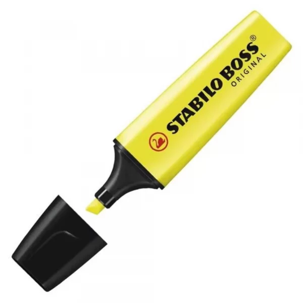 Marca Texto Boss Amarelo Neon Stabilo                