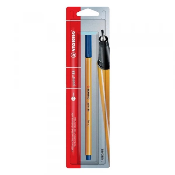 Caneta Fineliner Azul Stabilo            