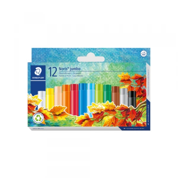 Giz De Cera Oleo Pastel Noris Club 12 Cores Staedtler
