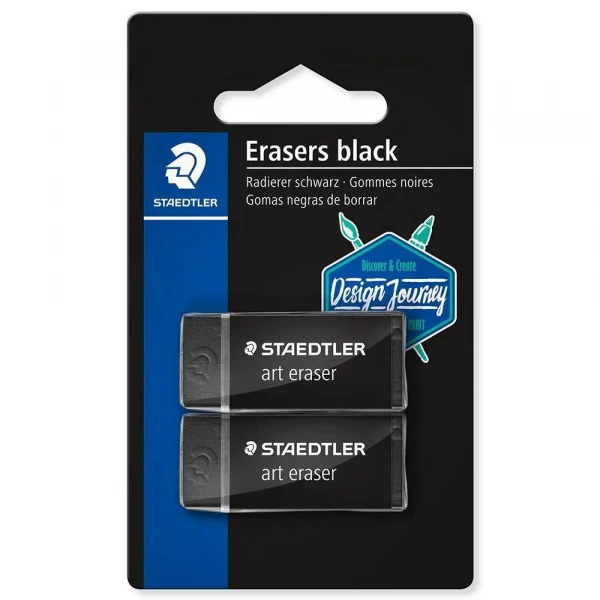 Borracha Rasoplast Black Blister Com 2 Staedtler             