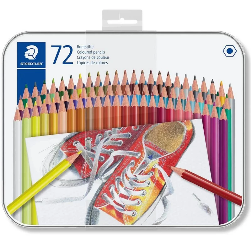 Lapis De Cor Hexagonal 72 Cores Staedtler                          