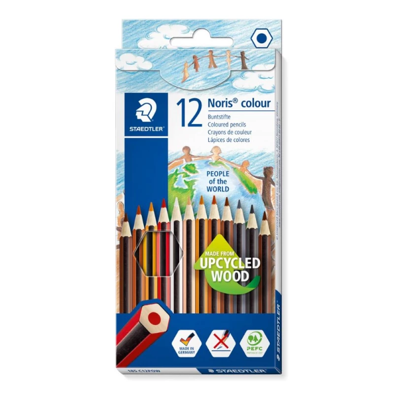 Lapis De Cor Pessoas Do Mundo 12 Cores Staedtler                     