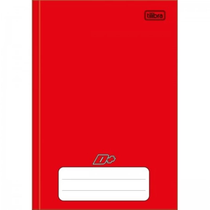 Caderno Brochura 96 Folhas 1/4  Vermelho Tilibra