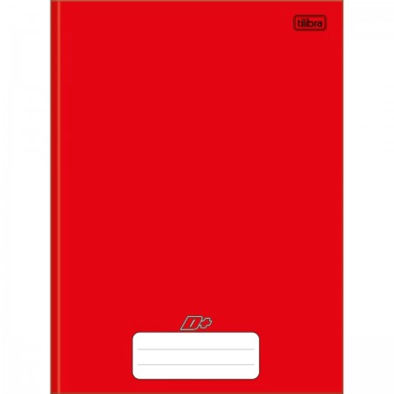 Caderno Brochura 48 Folhas Vermelho Tilibra