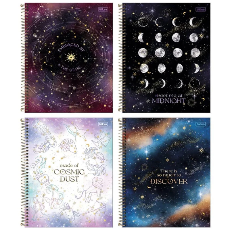 Caderno Espiral 10 Materias 160 Folhas Magic Tilibra
