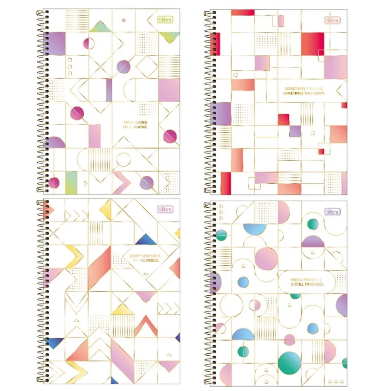 Caderno Espiral 10 Materias 160 Folhas MidTown Tilibra