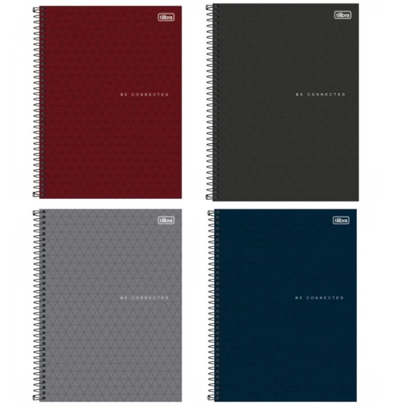 Caderno Espiral 10 Materias 160 Folhas Universitario Connect Neon Masculino Tilibra