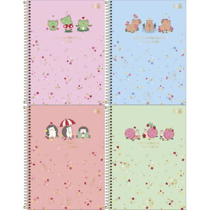 Caderno Espiral 80 Folhas Mellow Tilibra