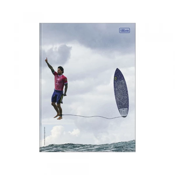 Caderno De 1 Materia Brochura Gabriel Medina 80 Folhas Tilibra