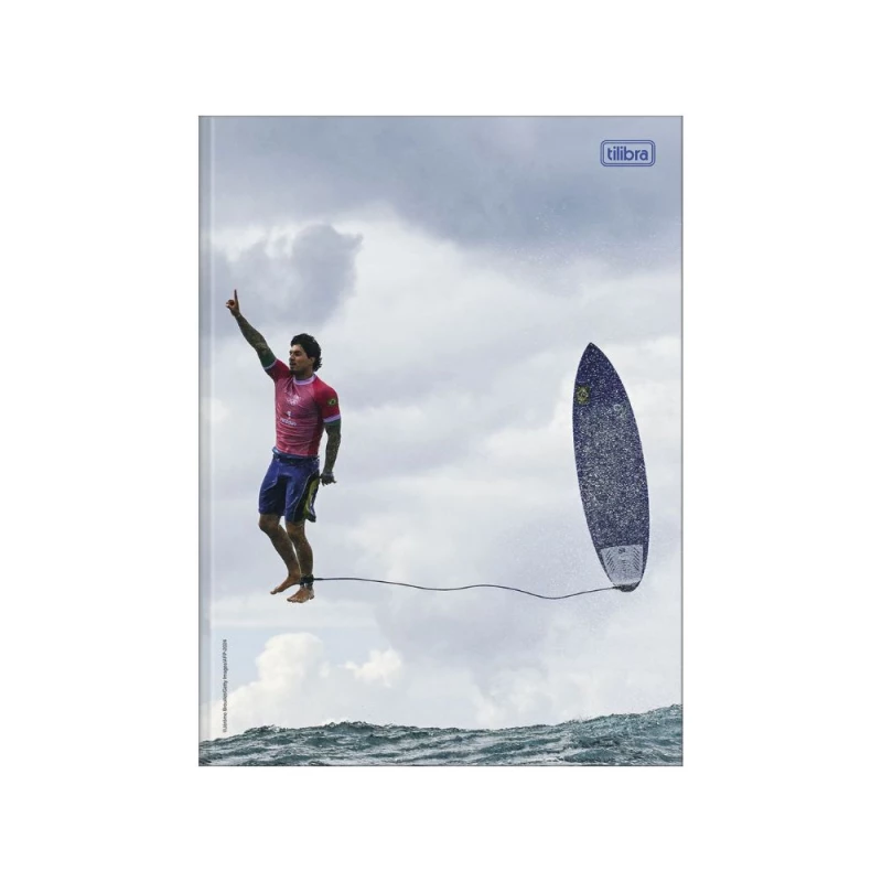 Caderno De 1 Materia Brochura Gabriel Medina 80 Folhas Tilibra