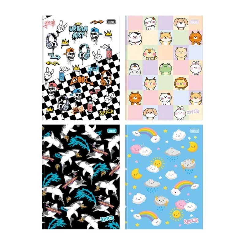 Caderno Brochura 80 Folhas Spice Tilibra