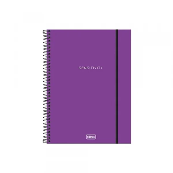 Caderno Universitario Neon Roxo 80 Folhas Tilibra