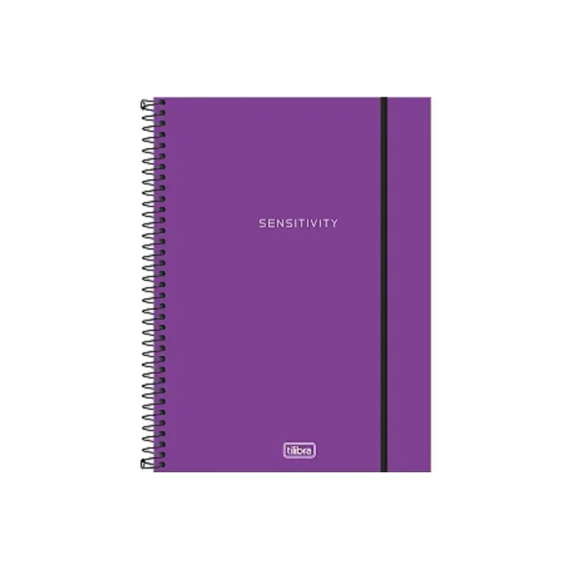 Caderno Universitario Neon Roxo 80 Folhas Tilibra