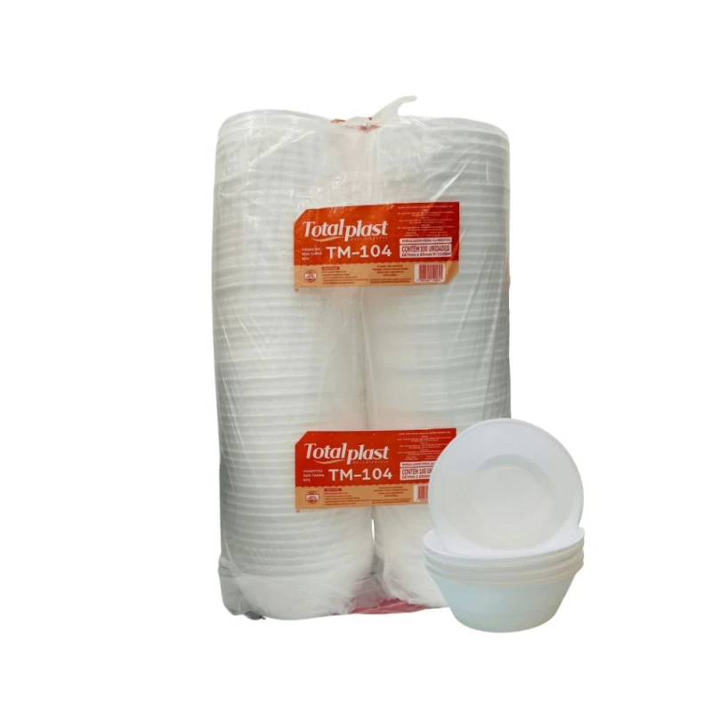 Marmitex Isopor TM-104 1100ml Com 100 Unidades Totalplast