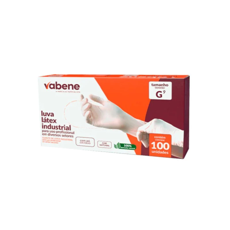 Luva De Latex G Com Po 100 Unidades Vabene